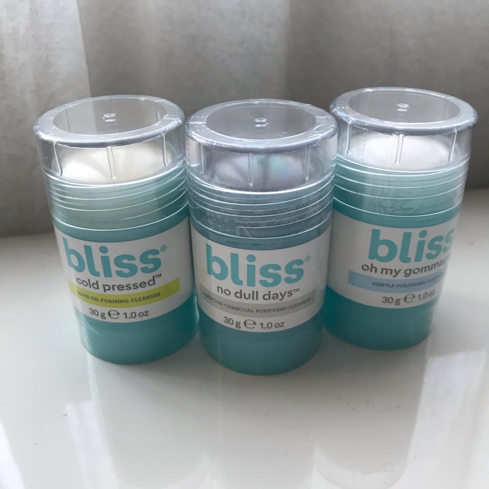Lot of 3 Bliss Cleansing Sticks BN Sealed